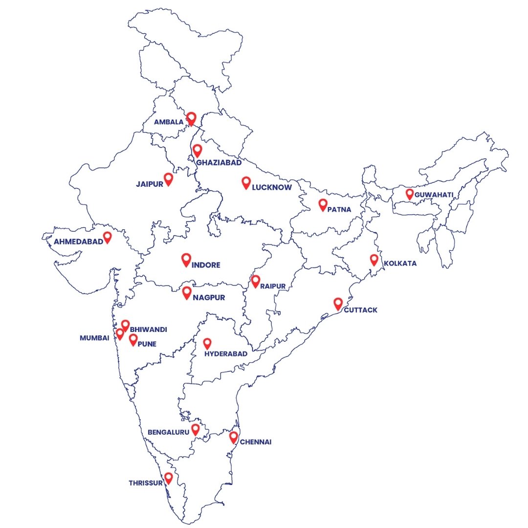 KP Ridge Pan India Map